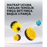 Beruflic 3’lü Matkap Ucu Temizlik Fırçası Seti Çok Amaçlı - Renkli - standart