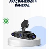 Beruflic 4 Kameralı Araç Içi Kamera 1080P Gps Takip Wifi Gece Görüşlü - Renkli