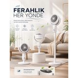 Beruflic 5 Kademeli Hız Ayarıyla Güçlü Hava Akışlı Dikey Vantilatör - Renkli