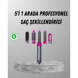 Beruflic 5’i 1 Arada Saç Şekillendirici Set Kuaför Düzeyinde Performans ve Ergonomik Tasarım