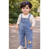 Beruflic 6-18 Ay Badili Kot Salopet Bebek Takımı - 6 Ay - Mavi