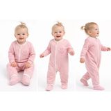Beruflic 6/12 Ay Fermuarlı Tavşanlı Bebek Tulumu - Pembe