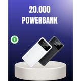 Beruflic Akıllı LCD Ekranlı 20.000MAH Powerbank Pd + USB + Type-C - Çok Renkli