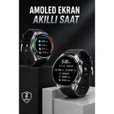 Beruflic Akıllı Saat Bluetooth Bağlantılı Amoled Ekran Uyku ve Sağlık Takibi - Renkli - Standart - 1