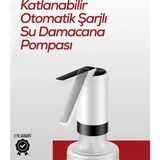 Beruflic Akıllı Şarjlı Damacana Pompası Tek Tuşla Su Dolum - Renkli