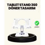 Beruflic Ayarlanabilir Şeffaf Tablet Standı Kaymaz Silikon Tabanlı - Renkli - standart