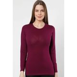 Beruflic Bayan Uzun Kol Body Mor Under Moda - S