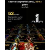 Beruflic Çift Kollu Kablosuz Oyun Konsolu, 53 Emülatör Desteği ile Tak Çalıştır Özellikli - 1. Kol Oyun Konsolu - Renkli