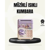 Beruflic Elektronik Şifreli Atm Görünümlü Çocuk Kumbarası Mor - Renkli - standart