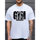 Beruflic Erkek Baskılı Bisiklet Yaka Erkek T-Shirt - Beyaz - XL