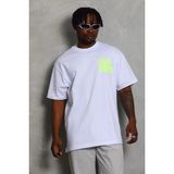 Beruflic Erkek Baskılı T-Shirt Kısa Kol Bisiklet Yaka Regular Fit Tişört - Beyaz - XL
