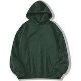 Beruflic Erkek Düz Kapüşonlu Sweat - Koyu Yeşil