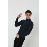 Beruflic Erkek Fitilli Kaşkorse Kumaş Boğazlı Full Likralı Slimfit Body - Siyah