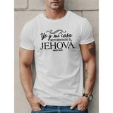Beruflic Erkek Jehova Baskılı Süprem T-Shirt - Beyaz