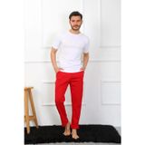 Beruflic Erkek Pamuk Kırmızı Tek Alt Pijama