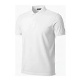 Beruflic Erkek Pike Kumaş Düğmeli Yaka Regular Fit Günlük Kısa Kol Tişört Tshirt - Beyaz - XL