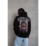 Beruflic Erkek School Boy Baskılı Kapüşonlu Sweat - Siyah