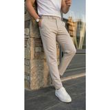 Beruflic Erkek Slim Fit Dilli Kumaş Pantolon - Bej - 33