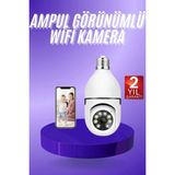 Beruflic Güvenlik Kamerası Wi-Fi Özellikli 360 Derece Full Hd 1080P Ampül Kamera