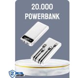 Beruflic Hızlı Şarj Destekli 20.000MAH Powerbank USB Type-C Lightning LCD - Renkli