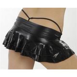 Beruflic Iç Giyim B120665 Lame Mini Etek - Kırmızı - S