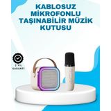 Beruflic Karaoke Mikrofon Hoparlör Seti Bluetooth Kablosuz Taşınabilir - 1