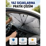 Beruflic Katlanabilir Oto Güneşlik – Uv Koruma ve Isı Yalıtımı Yeni Nesil - Çok Renkli