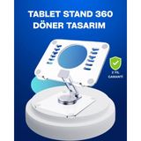 Beruflic Katlanabilir Tablet Standı Ayarlanabilir Kaymaz Şeffaf Tasarım - Renkli - standart