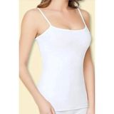 Beruflic Kota Bayan Ip Askılı Beyaz Battal Atlet 6091 - Çok Renkli - 2XL