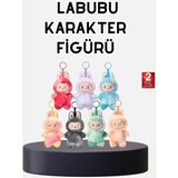Beruflic Labubu Koleksiyonluk Peluş Oyuncak – Yumuşak Kumaşlı, Dekoratif Tasarım, Hediyelik - Renkli - standart