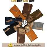 Beruflic Lavi Mısırlı 74000 Kadın Havlu Soket Çorap Moda - Asorti
