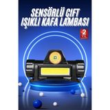 Beruflic Ledli Şarjlı Kafa Lambası LED Şarjlı Su Geçirmez Kafa Feneri - 0,5