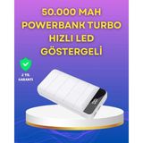 Beruflic Lightning ve Type-C Girişli 50000MAH Powerbank - Renkli