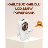 Beruflic Manyetik Kablosuz Powerbank 22.5W Hızlı Şarj LCD Ekranlı - Çok Renkli