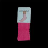Beruflic Melba Kareli Polymid Soket Çorap - Pembe - Standart
