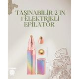 Beruflic Mini Elektrikli Epilatör Cihazı – USB Şarjlı, Acısız Yüz ve Kaş Bakım Aleti
