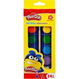 Beruflic Play-Doh Sulu Boya Küçük 12 Renk - Renkli