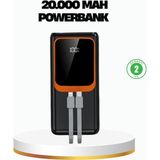 Beruflic Powerbank 20000 Mah 22.5W Hızlı Şarjlı ve Kompakt Çoklu Kablo Çıkışlı - Renkli