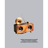 Beruflic Retro Gramofon Tasarımlı Bluetooth Hoparlör – 3D Stereo Ses, 1800 Mah Batarya