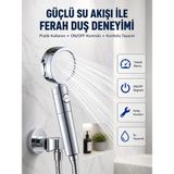 Beruflic Şelale Sisi ve Masaj Özellikli Banyo Duş Başlığı - Renkli - standart