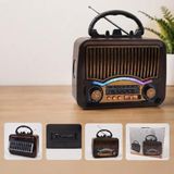 Beruflic Solar Nostalji Müzik Kutusu - Şarjlı - Fm Radyo - Bluetooth Özellikli - Retro Tasarımlı