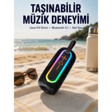 Beruflic Taşınabilir Bluetooth Hoparlör Kırmızı IP67 Su Geçirmez Yeni Nesil