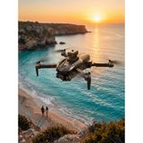 Beruflic Taşınabilir Katlanabilir Drone ile Açık Alanlarda Keyifli Uçuş Deneyimi - Renkli
