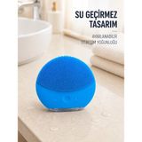 Beruflic Titreşimli Silikon Yüz Temizleme Cihazı Mavi Şarjlı Cilt Bakım Fırçası - 1