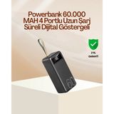 Beruflic Tüm Cihazlara Uyumlu Çoklu Çıkışlı Powerbank - Renkli
