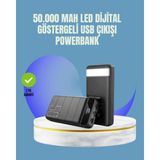 Beruflic Tüm Cihazlarla Uyumlu 50.000 Mah Powerbank – Yüksek Kapasiteli, LED Gösterge ve Akıllı Koruma - Renkli