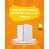 Beruflic Ultra Kompakt ve Güçlü – Magsafe Powerbank 10000 Mah ile Kablosuz Şarj Deneyimi - Renkli