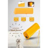 Beruflic Ultrasonik Köpek Kovucu Eğitim Cihazı El Fenerli Taşınabilir Sarı Pratik Ürün Modeli - 1