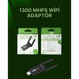 Beruflic USB 3.0 Wireless Adaptör – 2.4ghz & 5ghz Destekli - Renkli - standart