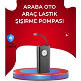 Beruflic USB Şarjlı Kompakt Elektrikli Hava Kompresörü 3000 Mah - Renkli - standart